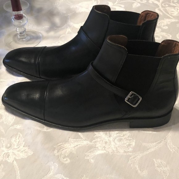 Black Boots size 12 - Picture 2 of 3